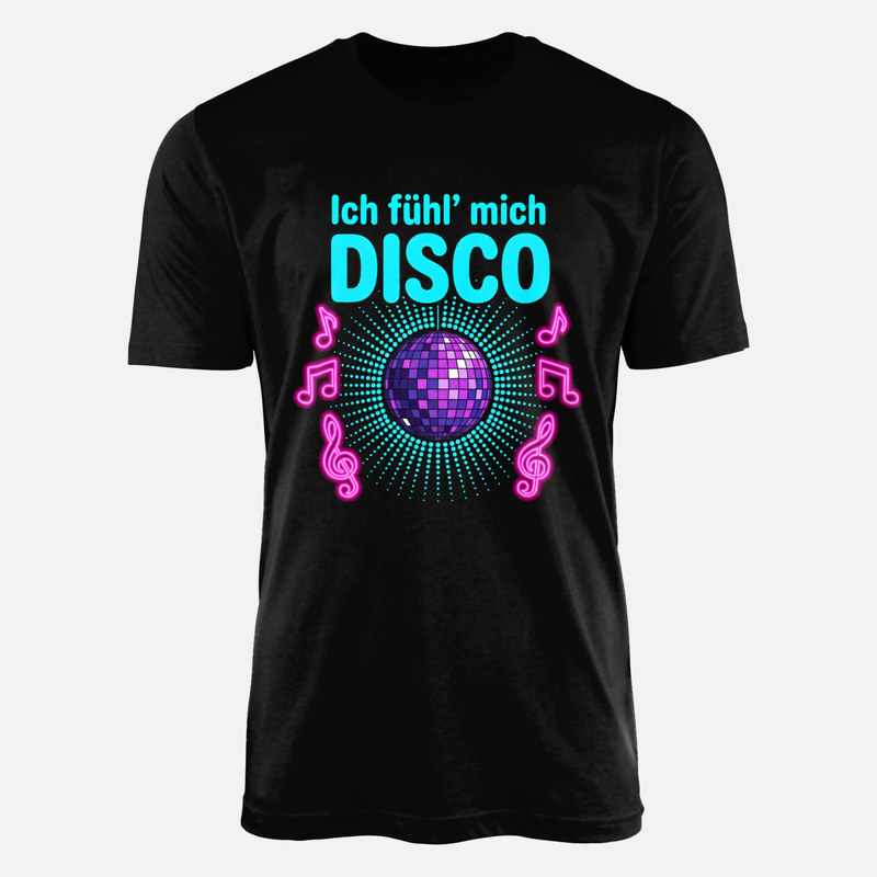 T-shirts: Ich f&uuml;hl' mich Disco mit Discokugel