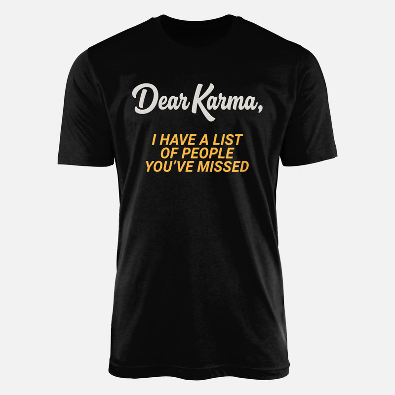 T-shirts: Liebes Karma Liste der Vergessenen