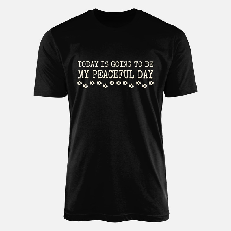 T-shirts: Friedlicher Tag mit Pfotenabdr&uuml;cken