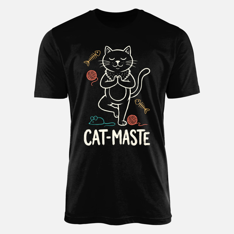 T-shirts: Katze Baum-Position Catmaste Yoga