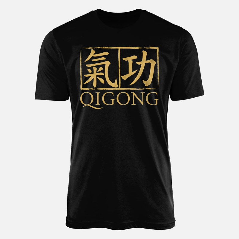 T-shirts: Qigong Chinesische Kalligrafie