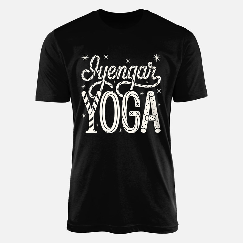 T-shirts: Weihnachtliches Iyengar Yoga Zuckerstangen