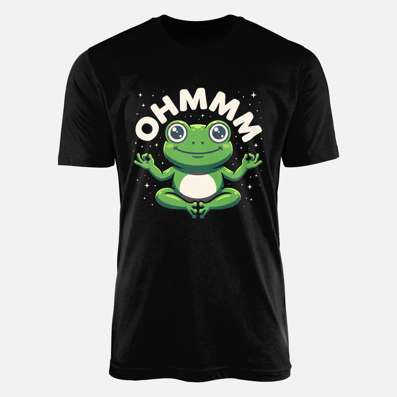 T-shirts: Meditierender Frosch im Lotussitz