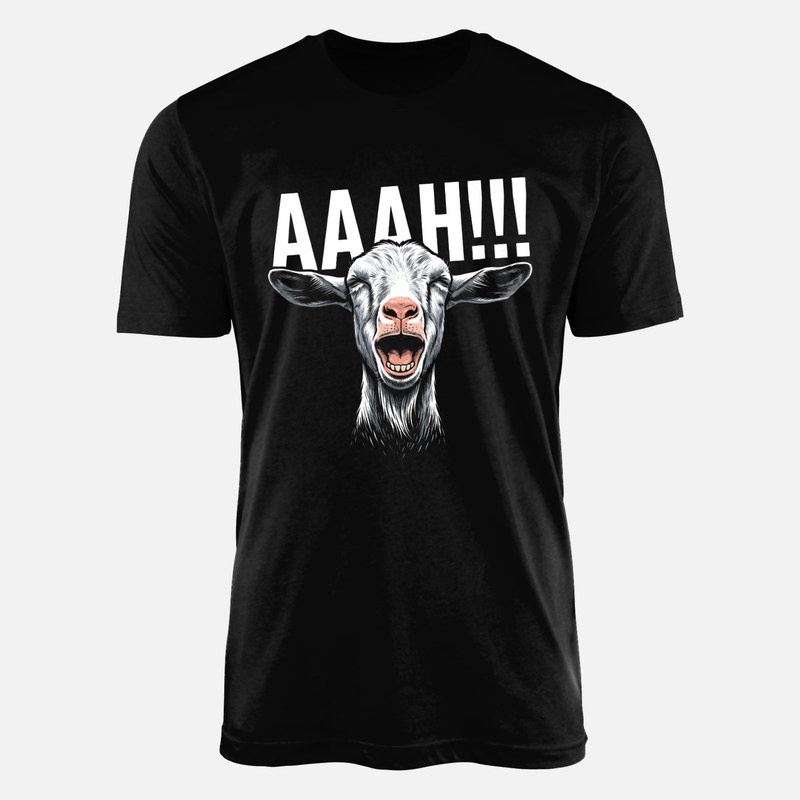 T-shirts: Schreiende Ziege Meme Aaah