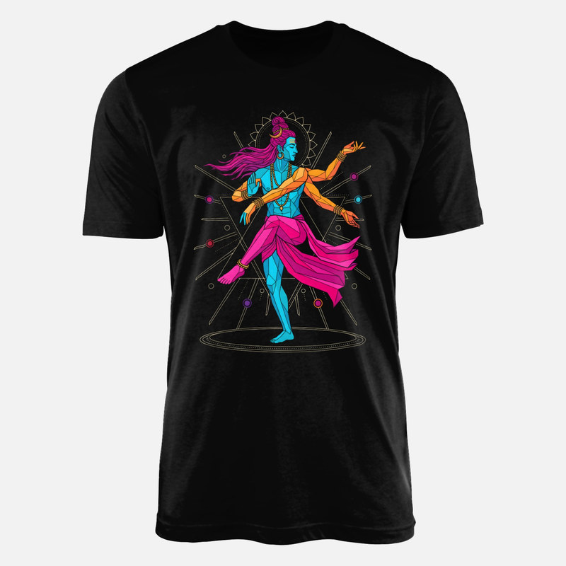 T-shirts: Shiva Nataraja Geometrisch