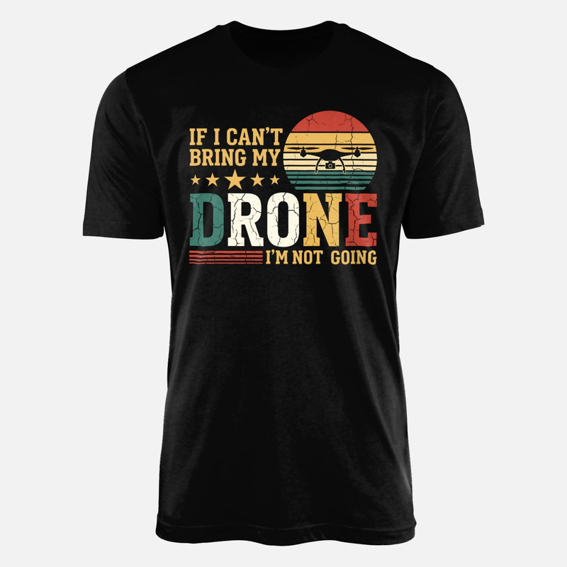 T-shirts: Ohne meine Drohne gehe ich nicht Retro
