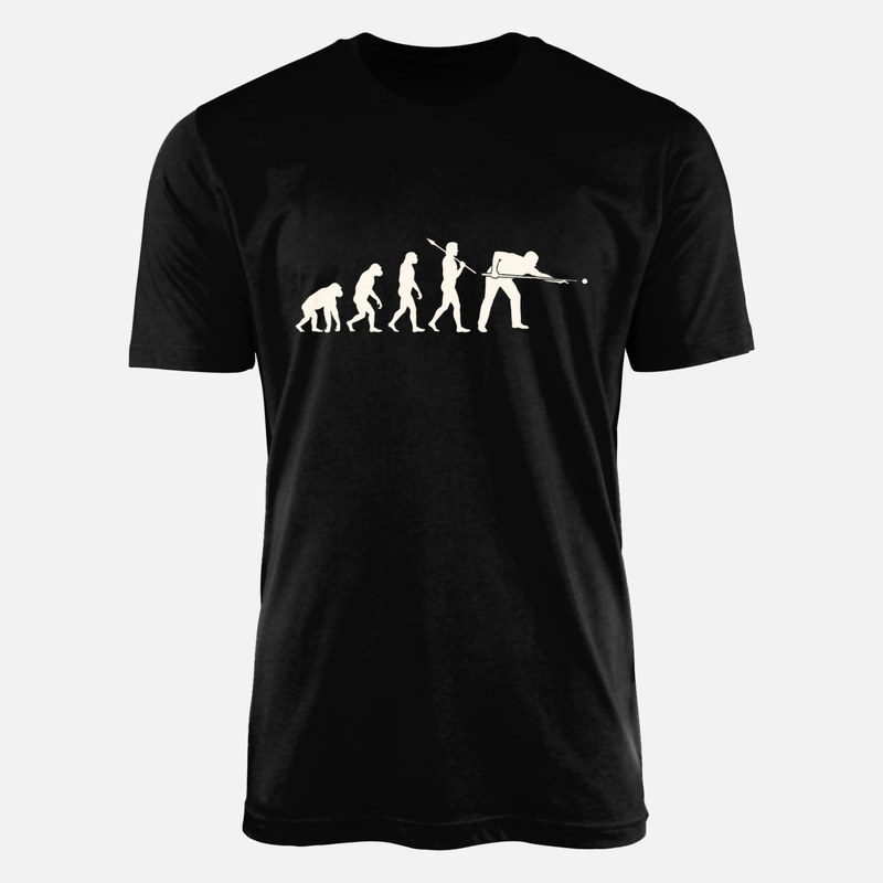 T-shirts: Evolution Billard Spieler