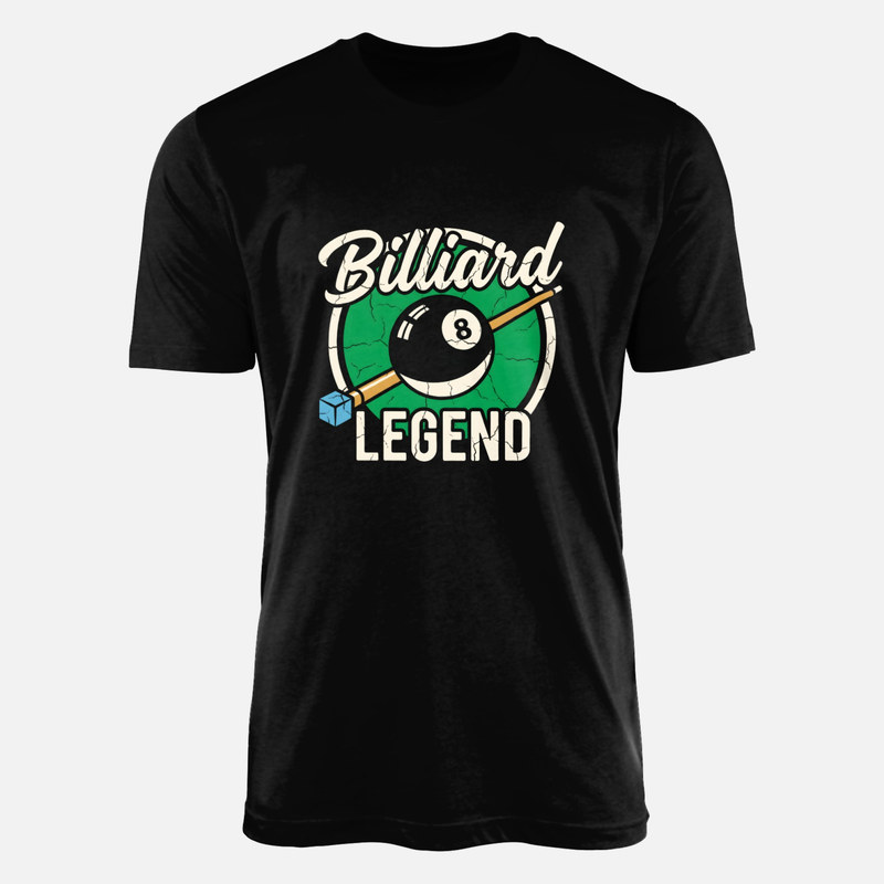T-shirts: Billard-Legende mit 8er-Kugel