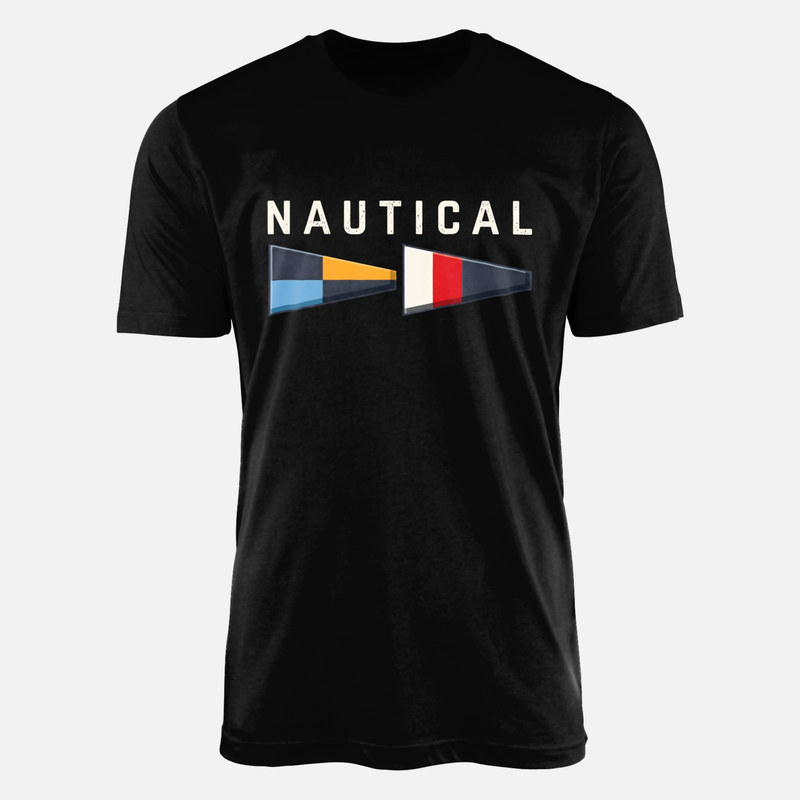 T-shirts: Nautische Signalflaggen