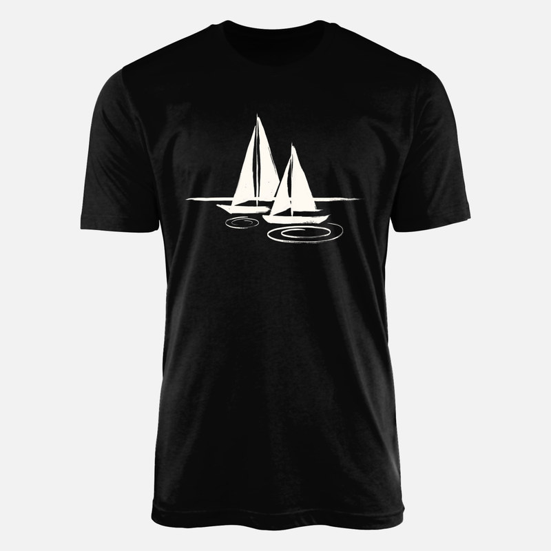 T-shirts: Segelboote im Pinselstrich