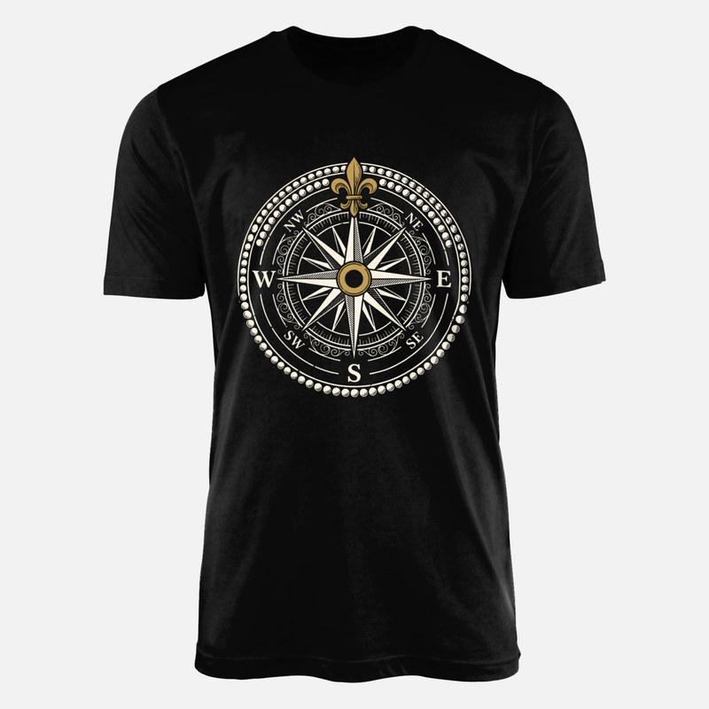 T-shirts: Nautische Windrose Vintage
