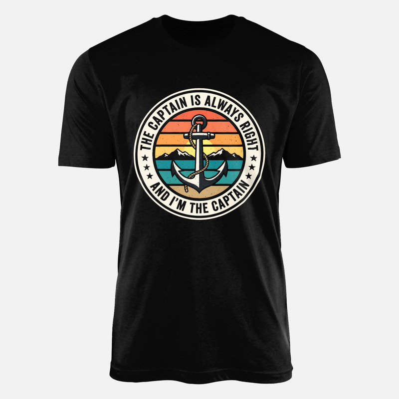 T-shirts: Kapit&auml;n hat immer recht Anker