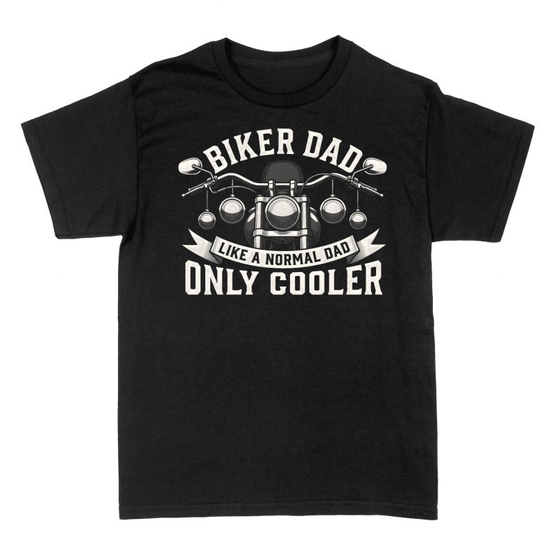 T-shirts: Biker Papa Wie Ein Normaler Nur Cooler