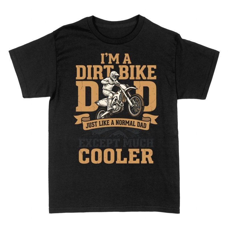 T-shirts: Dirt Bike Papa Viel Coolerer Vater