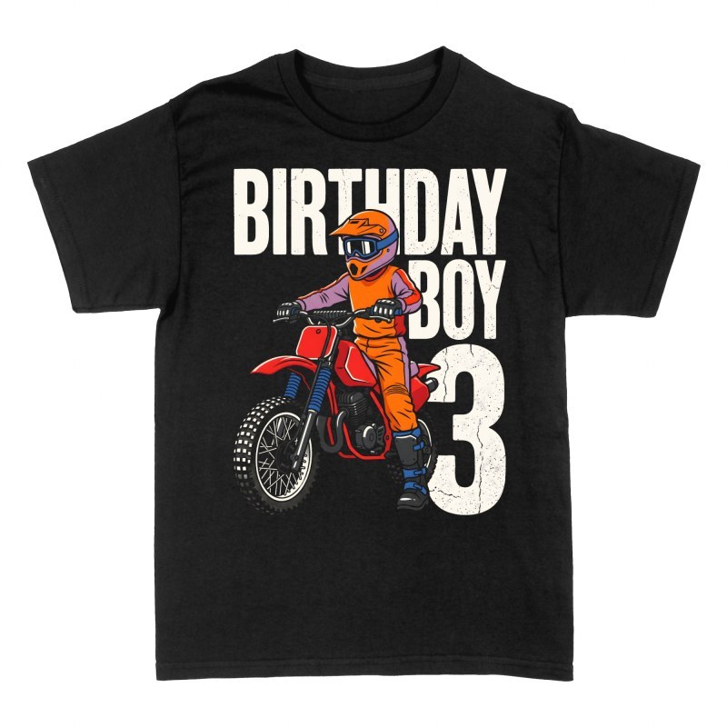 T-shirts: 3. Geburtstag Motocross Junge