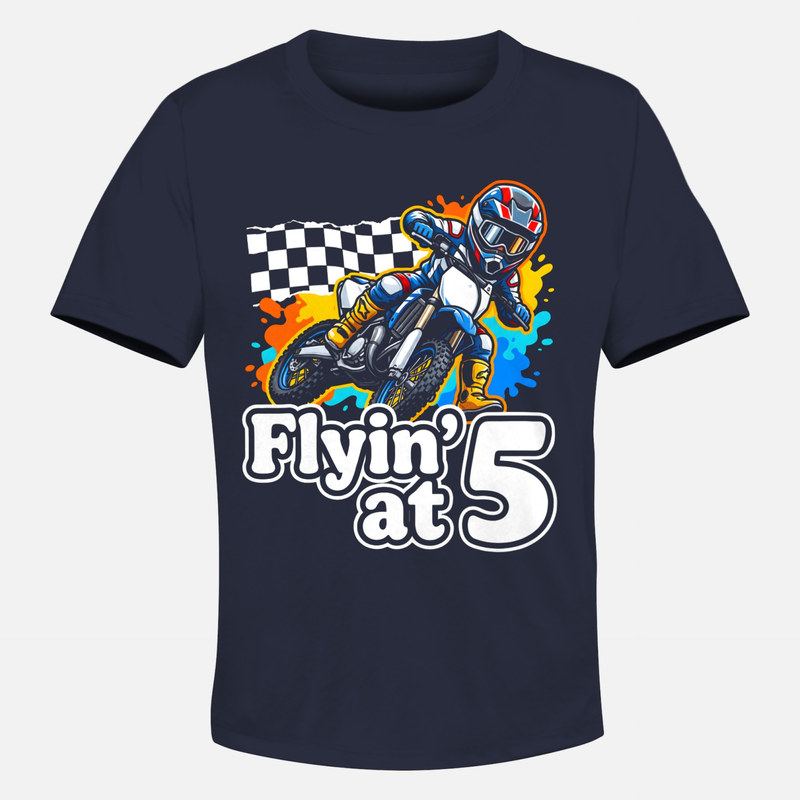 T-shirts: Motocross 5. Geburtstag Kleines Rennfahrer
