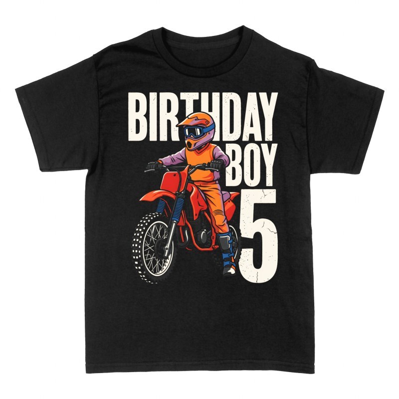 T-shirts: Motocross 5. Geburtstag Junge
