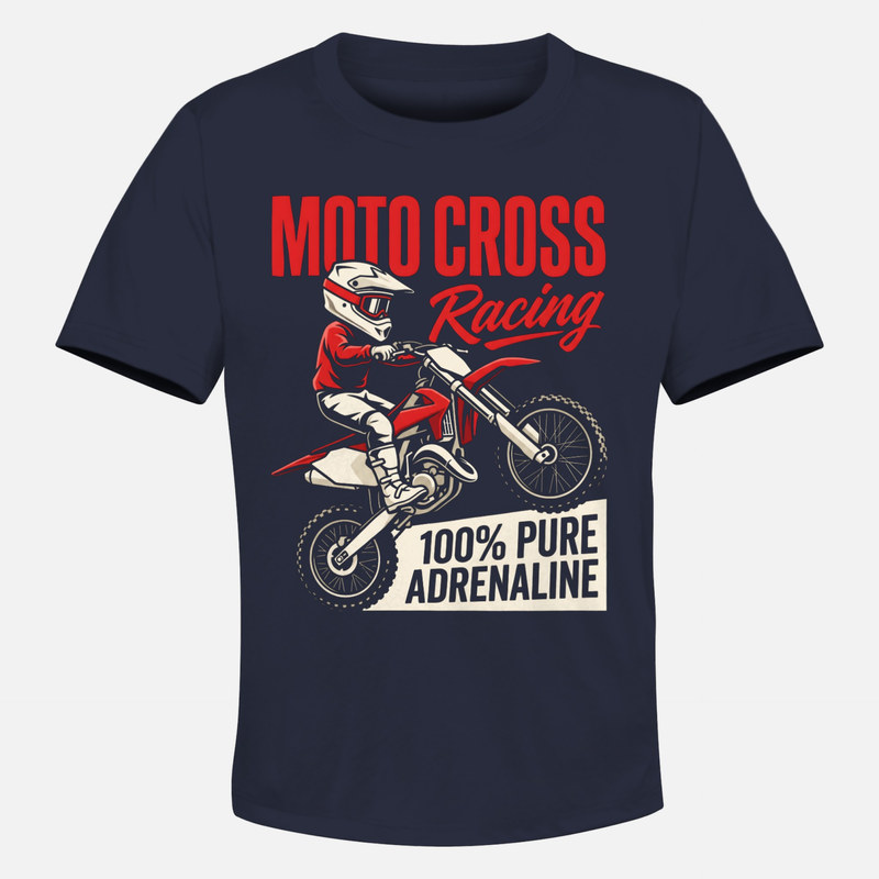 T-shirts: Motocross Sprung Pure Adrenalin