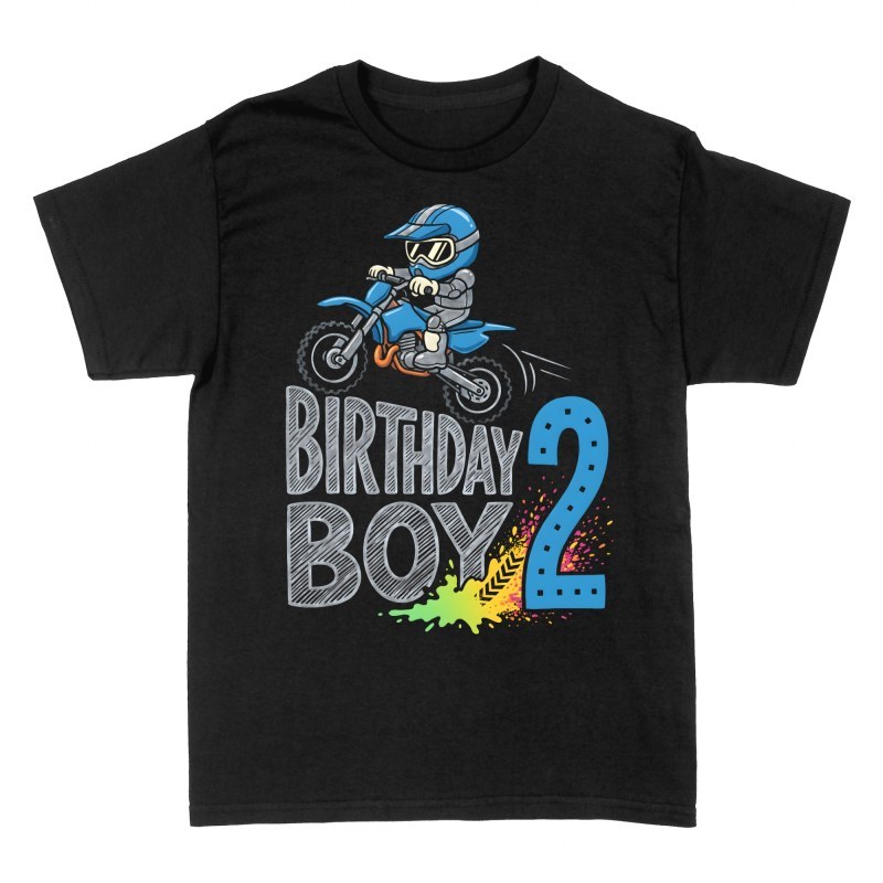 T-shirts: Motocross Geburtstag 2 Jahre Junge