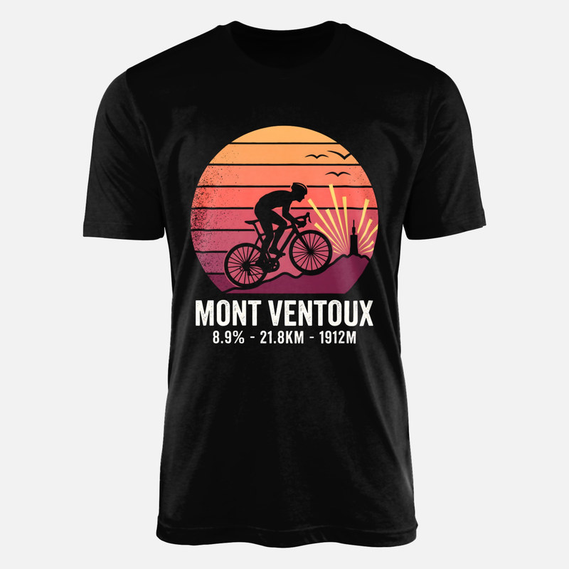 T-shirts: Mont Ventoux Rennrad Anstieg