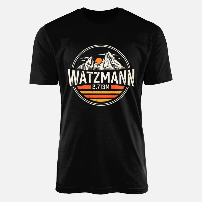 T-shirts: Watzmann 2.713m Retro Berg