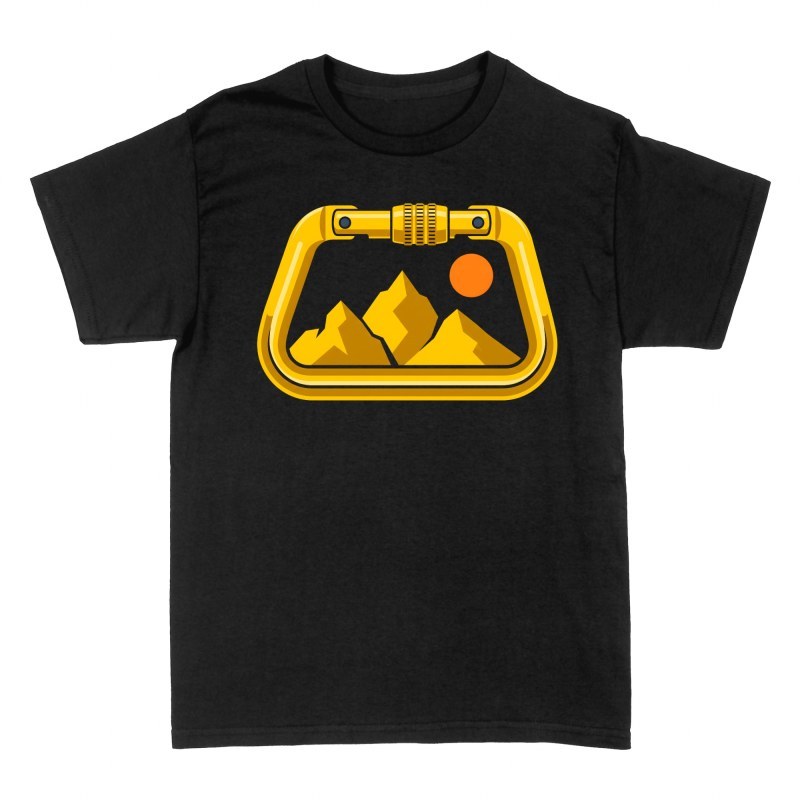 T-shirts: Berge im Karabiner