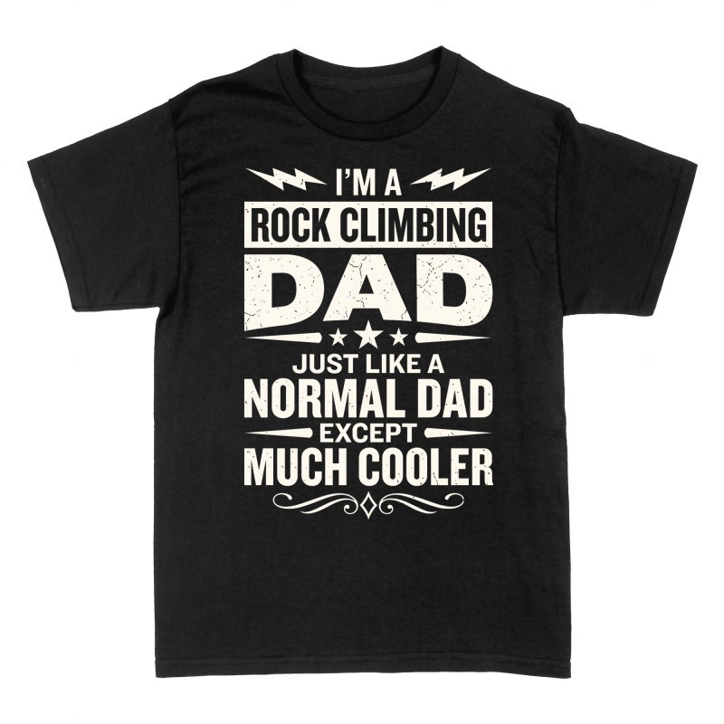 T-shirts: Kletterer Papa Viel Cooler Vintage