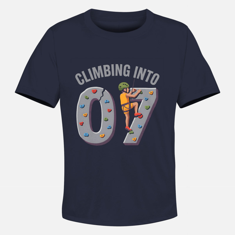 T-shirts: Kletterer zum 7. Geburtstag