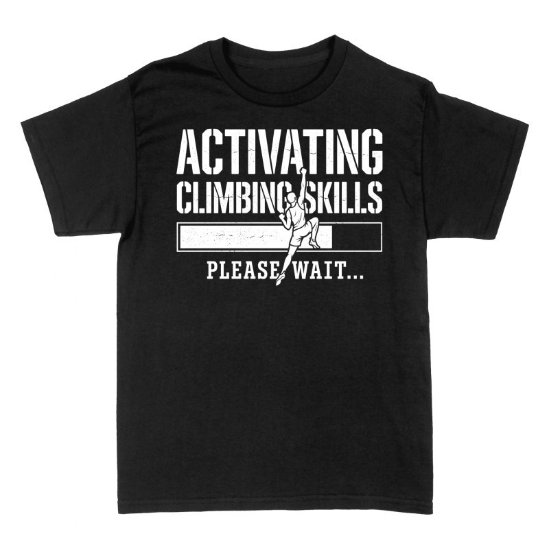 T-shirts: Kletterer mit Ladebalken