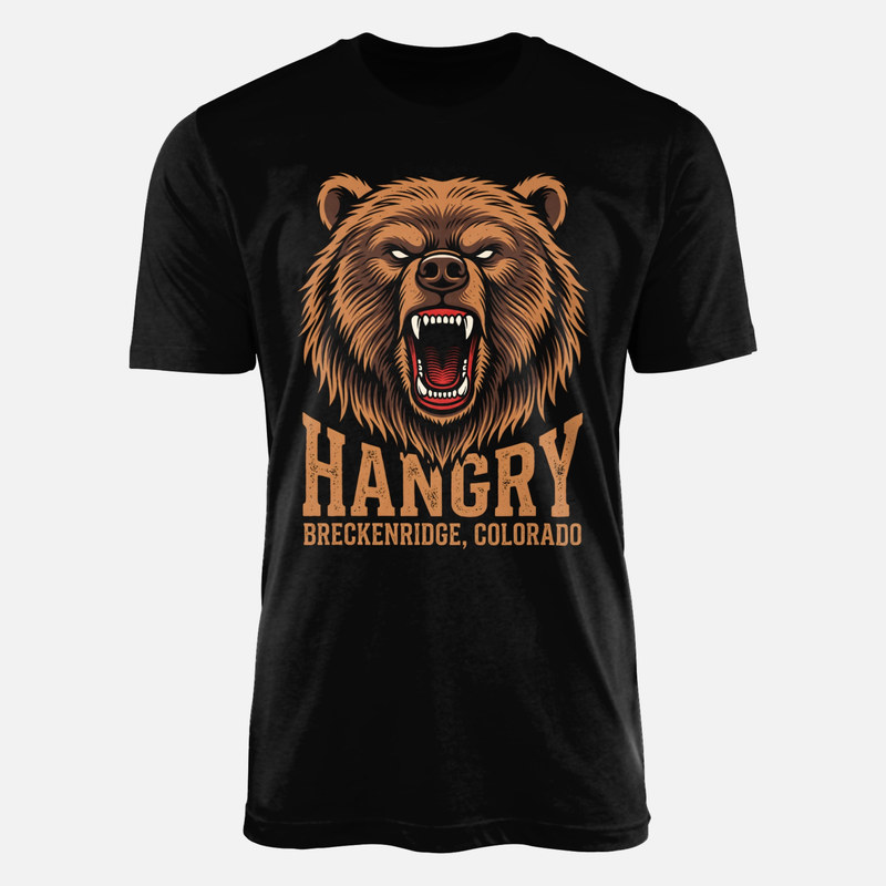 T-shirts: Hangry B&auml;r Breckenridge Colorado