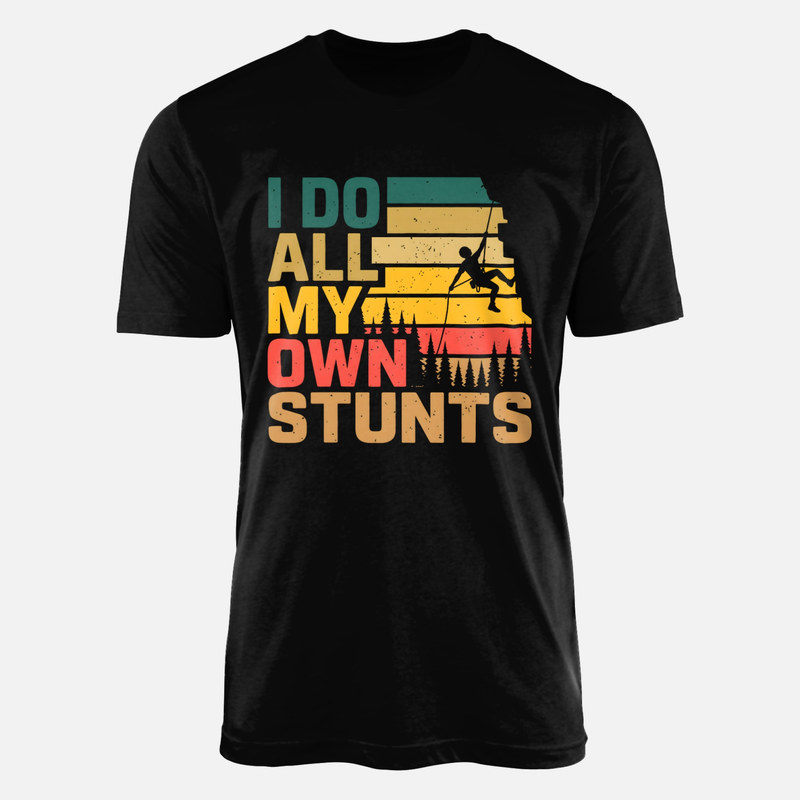 T-shirts: Kletterer macht Stunts selbst
