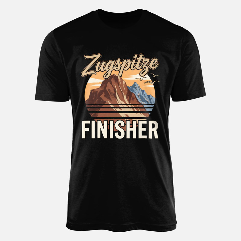 T-shirts: Zugspitze Finisher Berg Retro