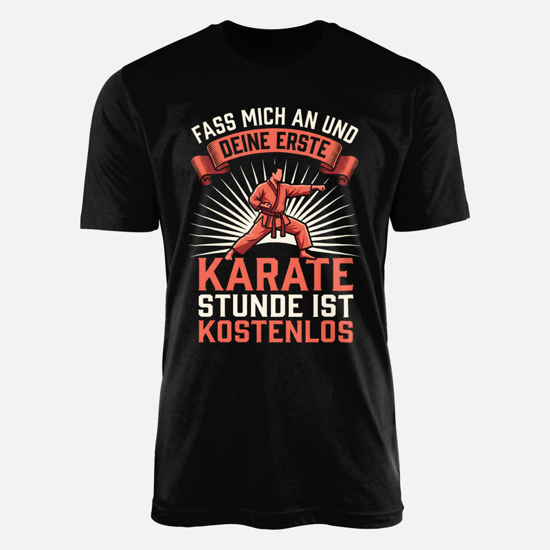 T-shirts: Erste Karate Stunde Ist Kostenlos