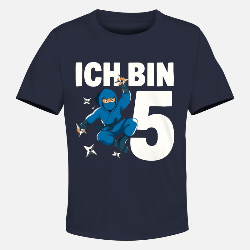 T-shirts: Ich bin 5 Ninja Geburtstag