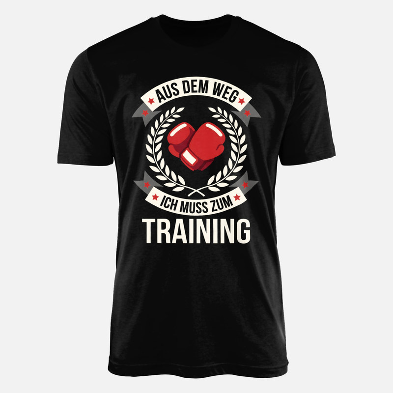 T-shirts: Aus dem Weg Ich muss zum Training Boxen
