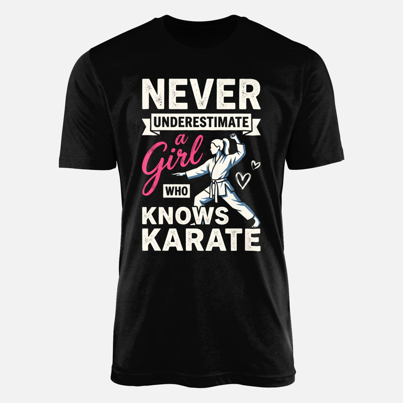 T-shirts: Karate M&auml;dchen Spruch