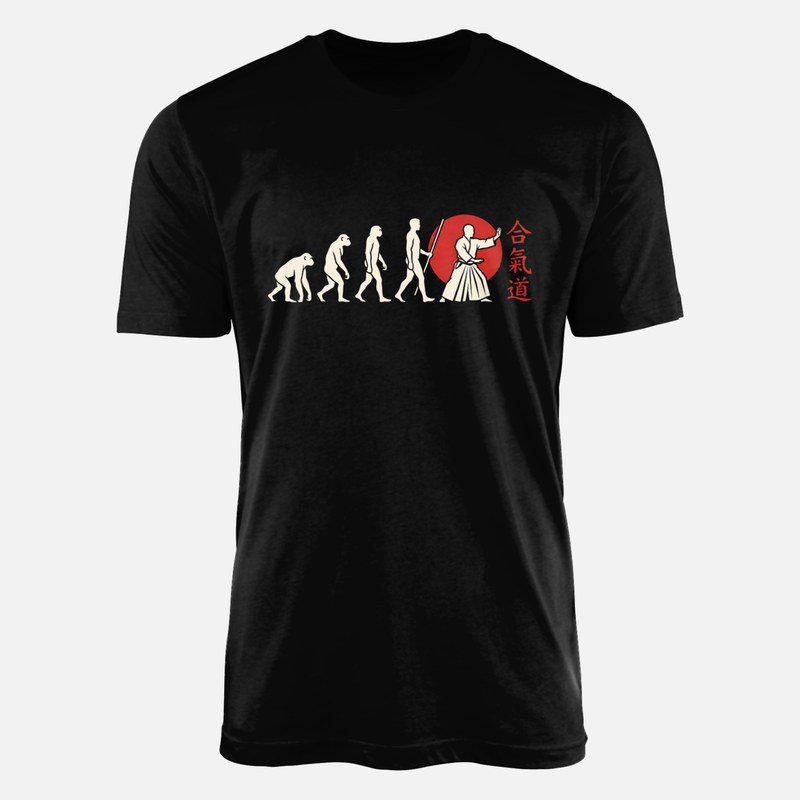 T-shirts: Evolution Aikido Japanische Kampfkunst