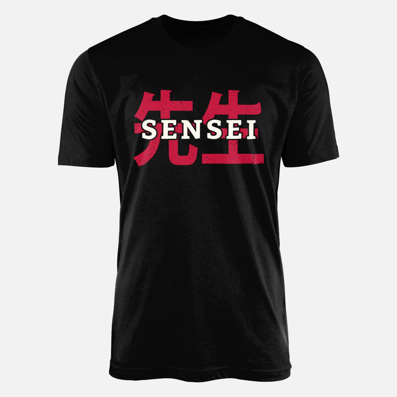 T-shirts: Japanische Sensei Kanji Schriftzeichen