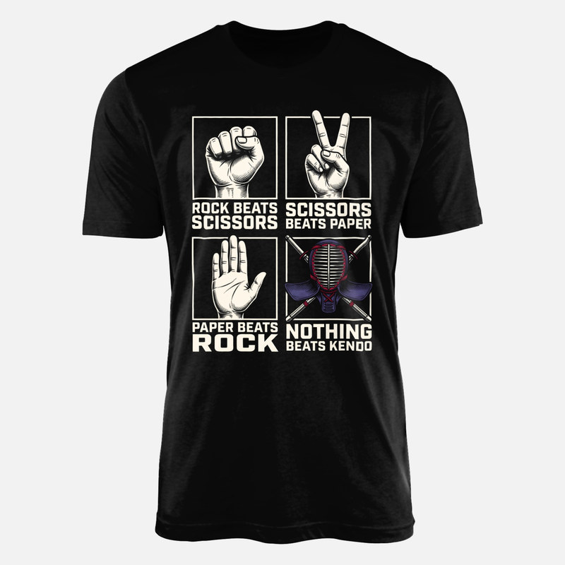 T-shirts: Nichts schl&auml;gt Kendo Schere Stein Papier