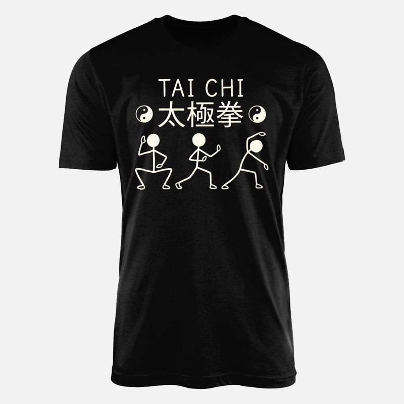 T-shirts: Tai Chi Strichm&auml;nnchen &amp; Yin Yang