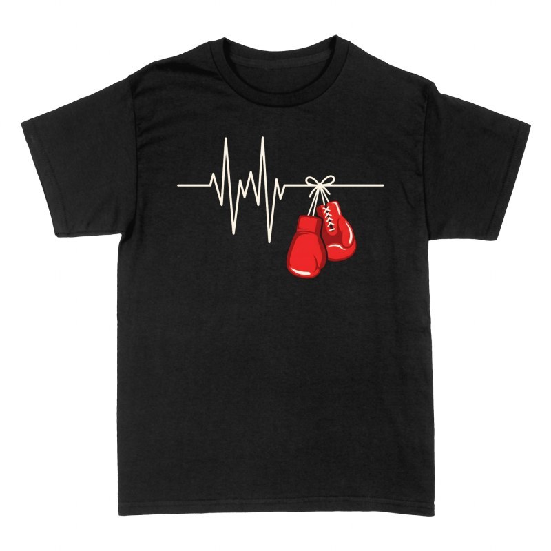 T-shirts: Boxhandschuhe mit Herzschlag