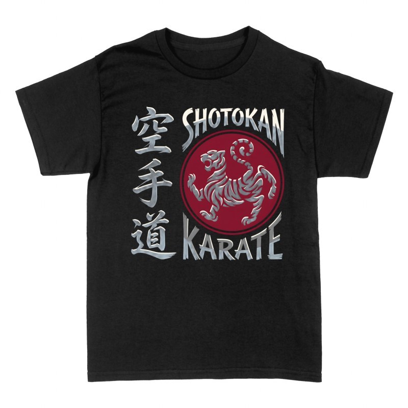 T-shirts: Shotokan-Karate-Tiger und Kanji