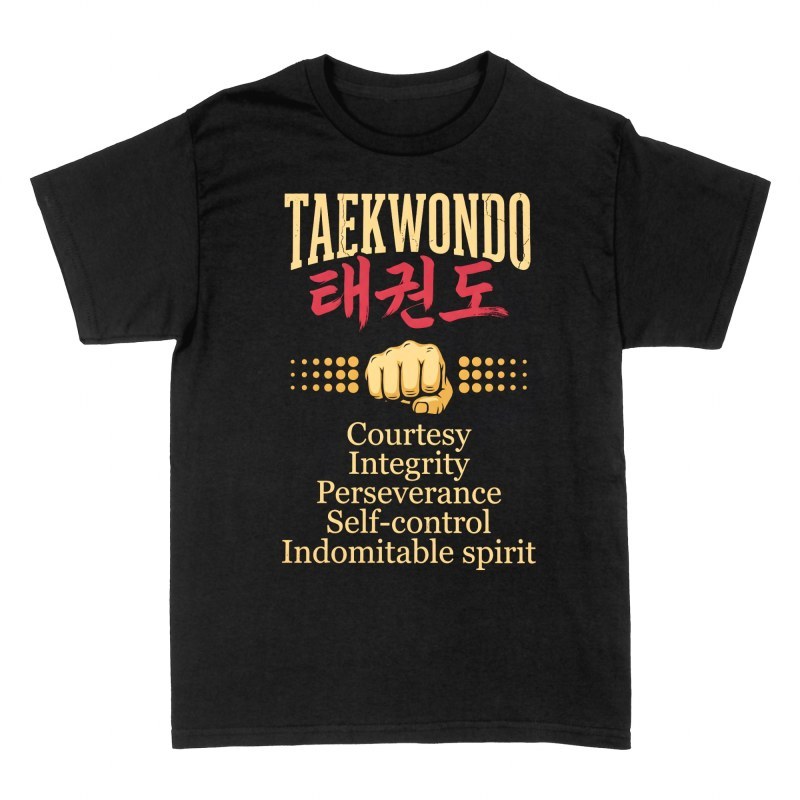 T-shirts: Taekwondo Grunds&auml;tze & Faust