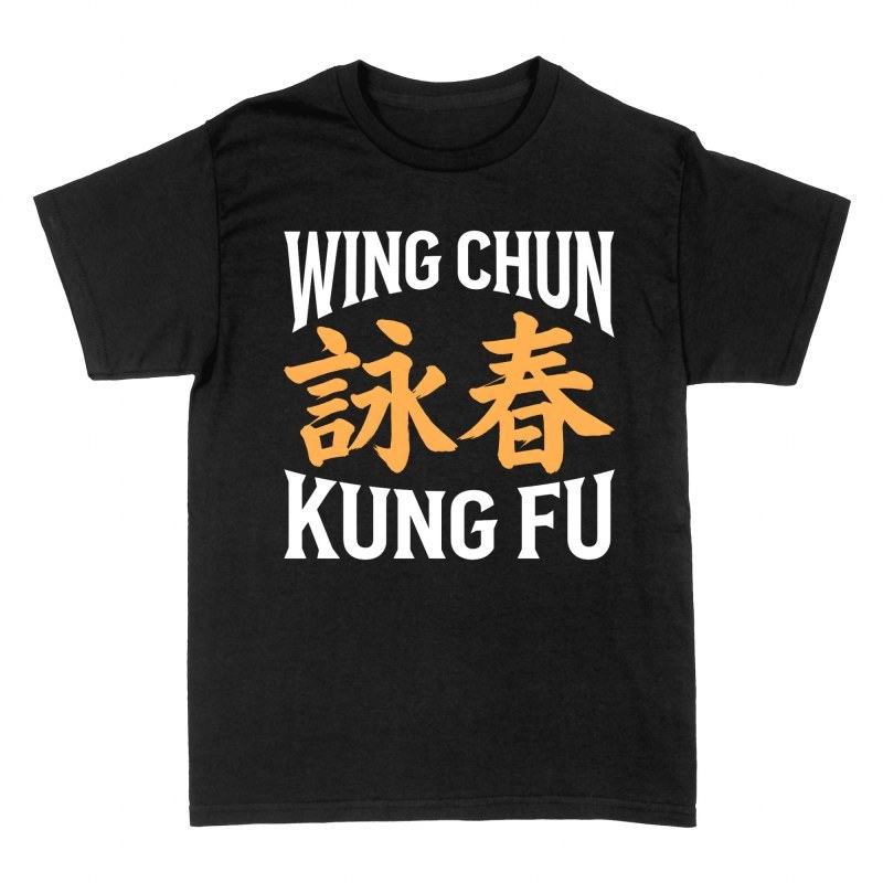 T-shirts: Wing Chun Kung Fu Kalligrafie