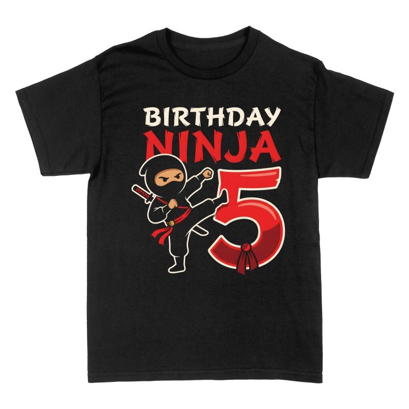 T-shirts: Geburtstags-Ninja 5. Geburtstag