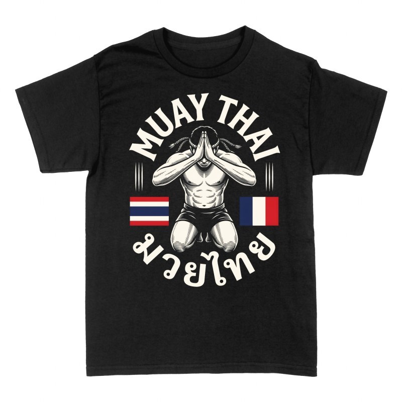 T-shirts: Muay Thai K&auml;mpfer Frankreich Thailand