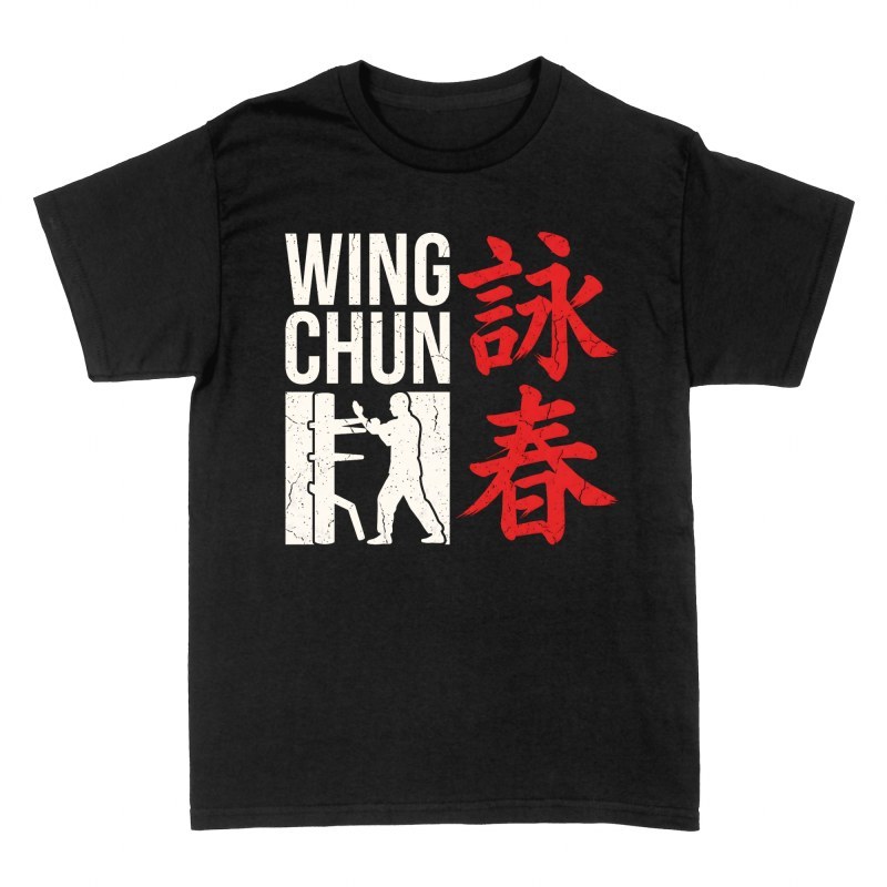 T-shirts: Wing Chun Holzpuppe Training