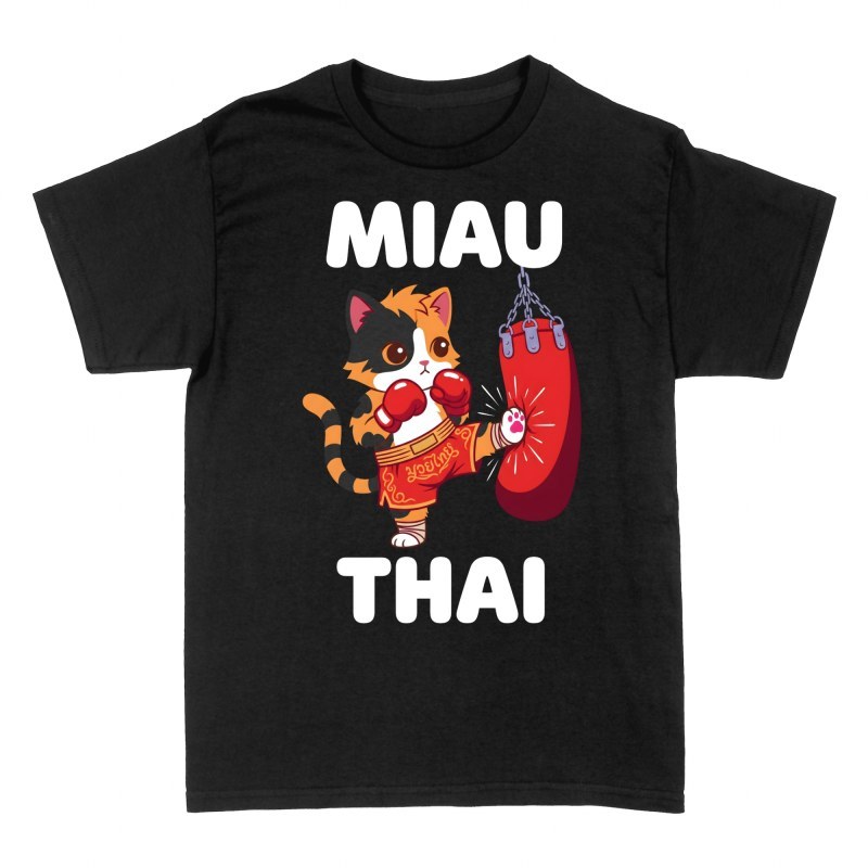 T-shirts: Miau Thai Boxer Katze