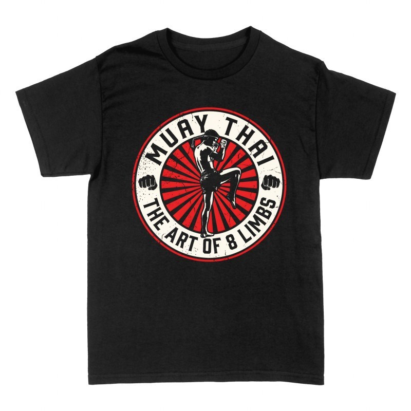 T-shirts: Muay Thai K&auml;mpfer Kunst der 8 Gliedma&szlig;en