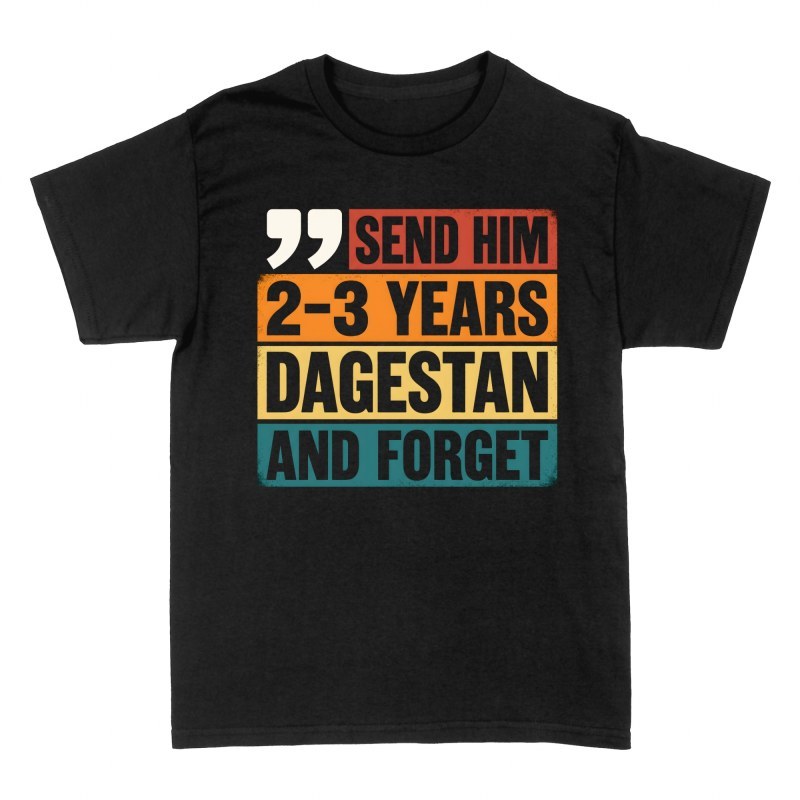 T-shirts: MMA Dagestan Zitat in Retro-Bl&ouml;cken